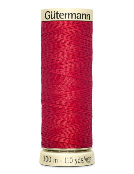 FIL GUTERMANN 100 % POLYESTER 100 M ROUGE GROSEILLE