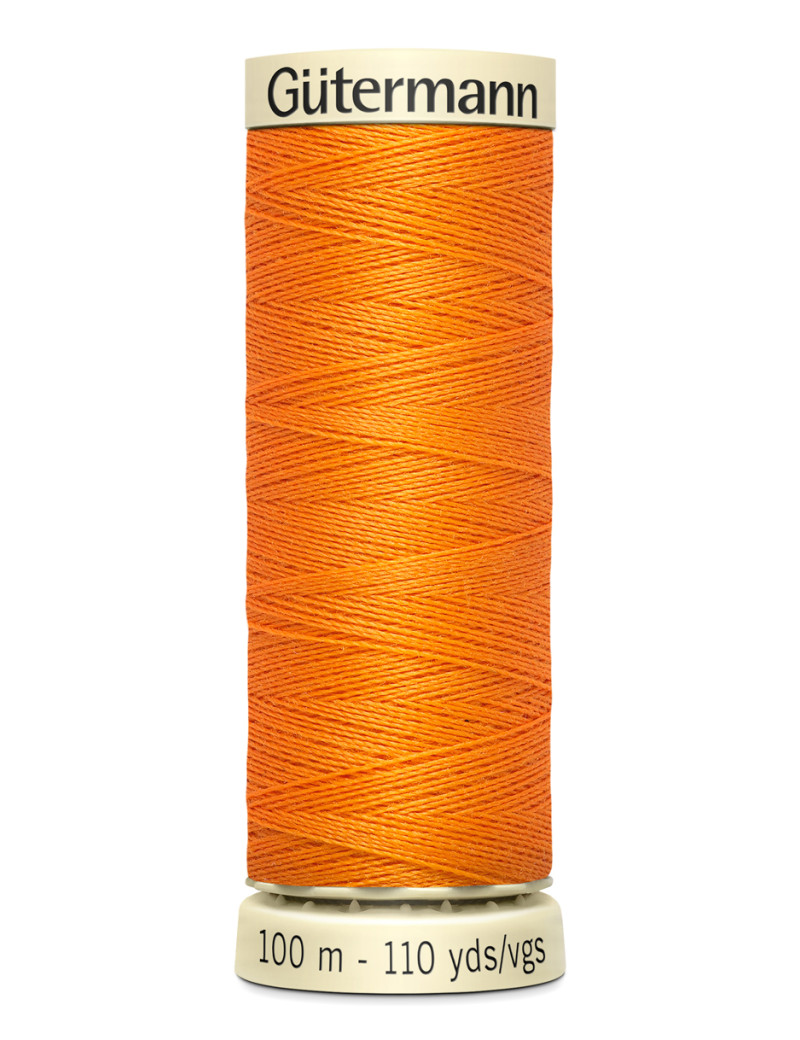 FIL GUTERMANN 100 % POLYESTER 100 M ORANGE FLUO