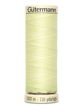 FIL GUTERMANN 100 % POLYESTER 100 M VERT PALE
