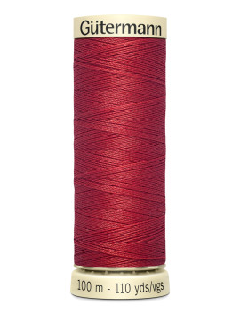 FIL GUTERMANN 100 % POLYESTER 100 M ROUGE FRAISE