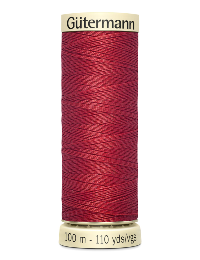 FIL GUTERMANN 100 % POLYESTER 100 M ROUGE FRAISE