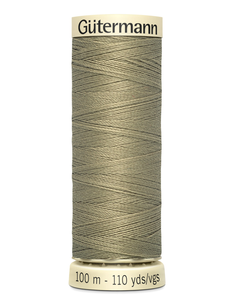 FIL GUTERMANN 100 % POLYESTER 100 M VERT OLIVE