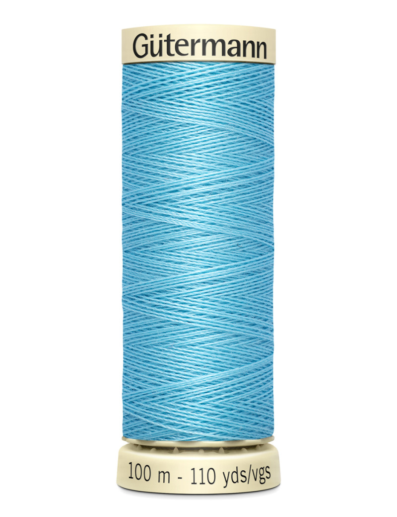 FIL GUTERMANN 100 % POLYESTER 100 M BLEU CIEL