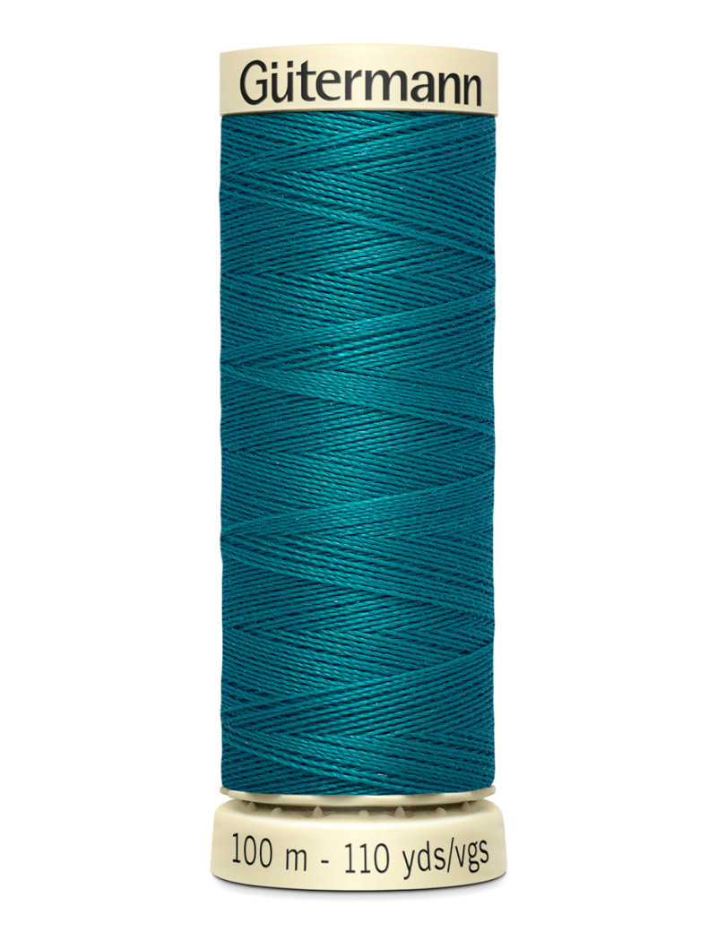 FIL GUTERMANN 100 % POLYESTER 100 M BLEU CANARD