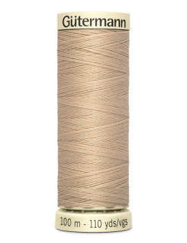 FIL GUTERMANN 100 % POLYESTER 100 M BEIGE FICELLE