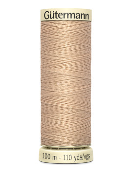 FIL GUTERMANN 100 % POLYESTER 100 M BEIGE ROSE