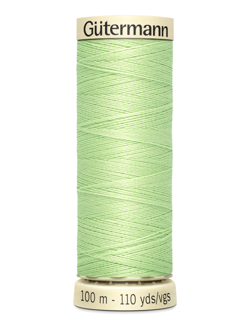 FIL GUTERMANN 100 % POLYESTER 100 M VERT CLAIR
