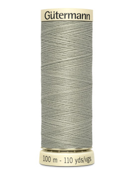 FIL GUTERMANN 100 % POLYESTER 100 M GRIS MOYEN