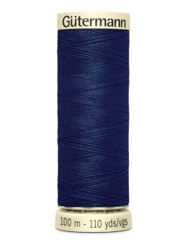 FIL GUTERMANN 100 % POLYESTER 100 M BLEU FONCE