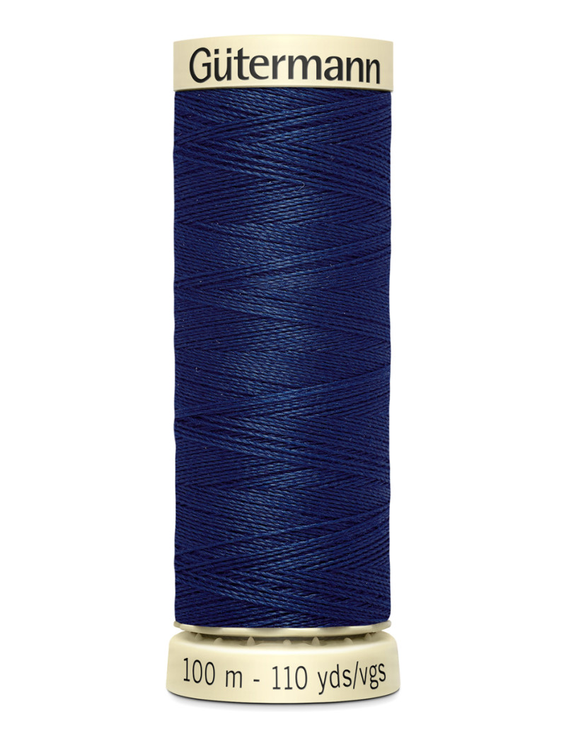 FIL GUTERMANN 100 % POLYESTER 100 M BLEU FONCE