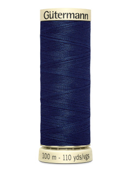 FIL GUTERMANN 100 % POLYESTER 100 M BLEU MARINE