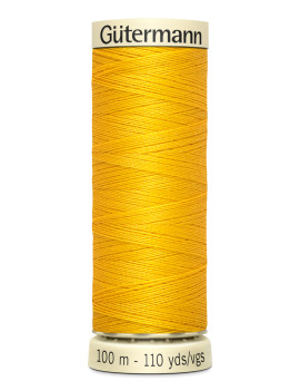 FIL GUTERMANN 100 % POLYESTER 100 M JAUNE VIF