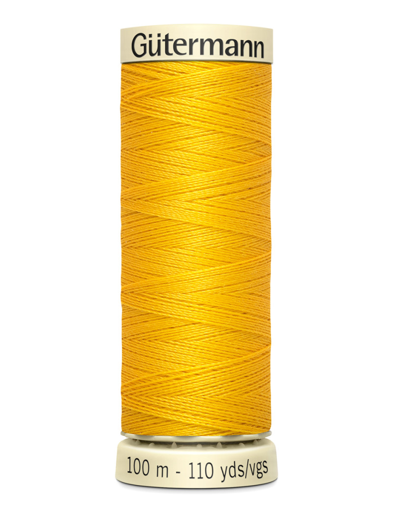 FIL GUTERMANN 100 % POLYESTER 100 M JAUNE VIF