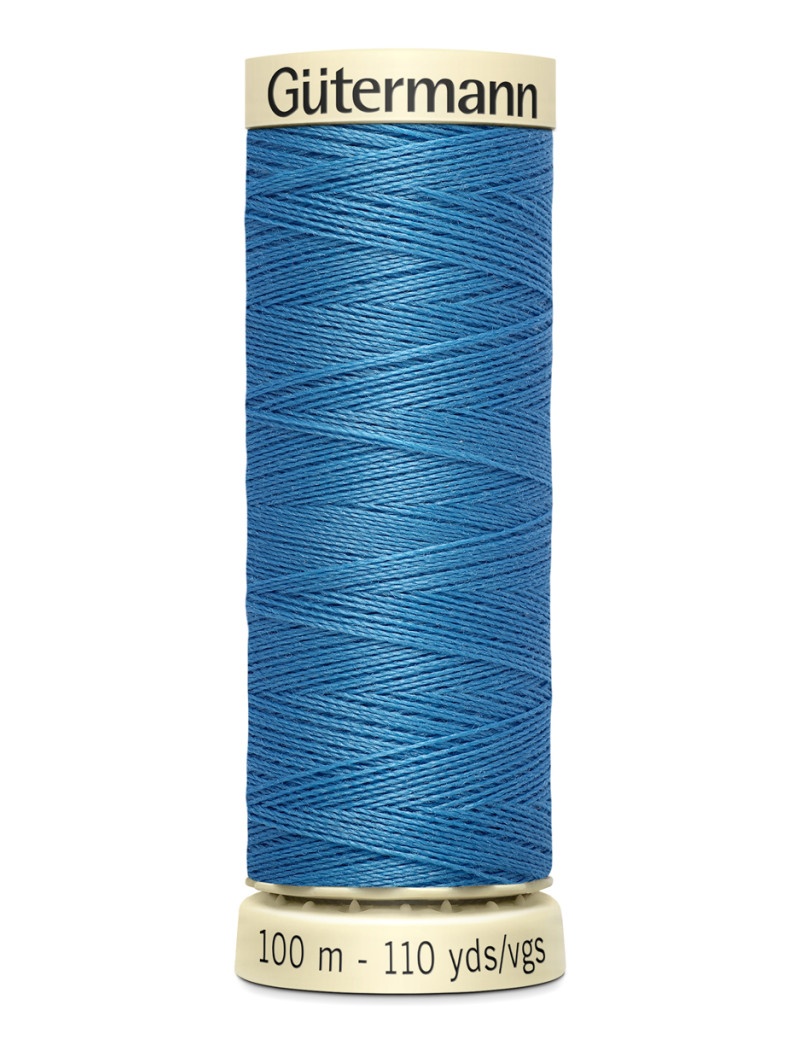 FIL GUTERMANN 100 % POLYESTER 100 M BLEU BARBEAU