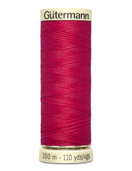 FIL GUTERMANN 100 % POLYESTER 100 M ROUGE RUBIS