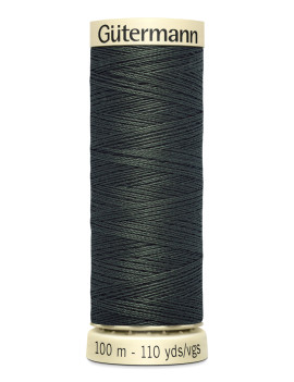 FIL GUTERMANN 100 % POLYESTER 100 M GRIS BITUME