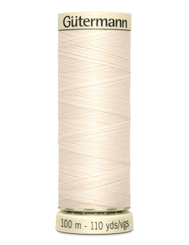 FIL GUTERMANN 100 % POLYESTER 100 M BLANC D'ESPAGNE
