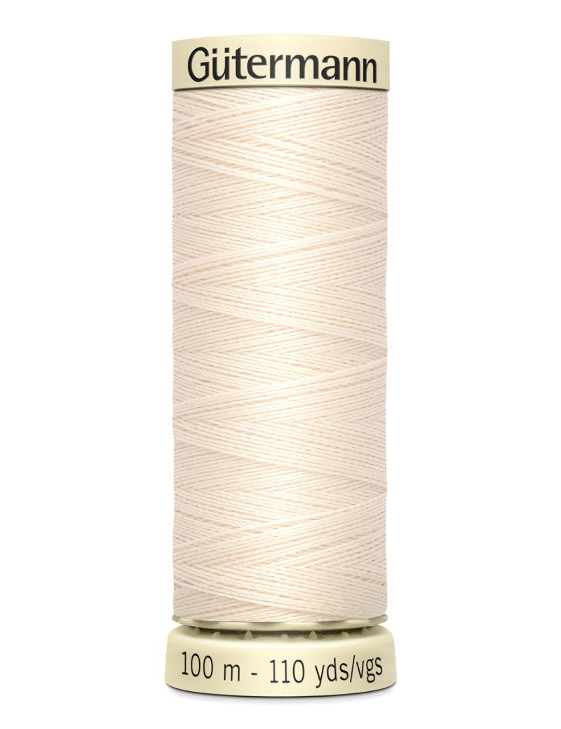 FIL GUTERMANN 100 % POLYESTER 100 M BLANC D'ESPAGNE