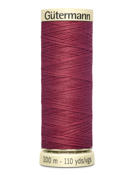 FIL GUTERMANN 100 % POLYESTER 100 M ROUGE ECREVISSE