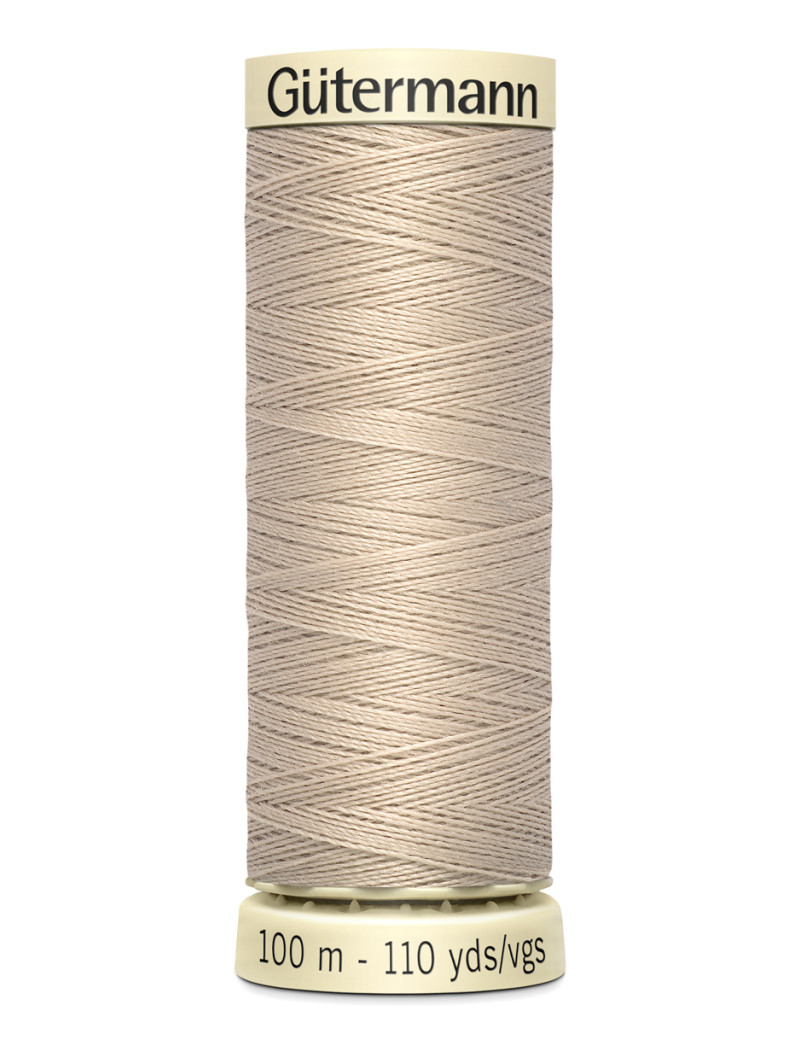 FIL GUTERMANN 100 % POLYESTER 100 M SABLE BLOND