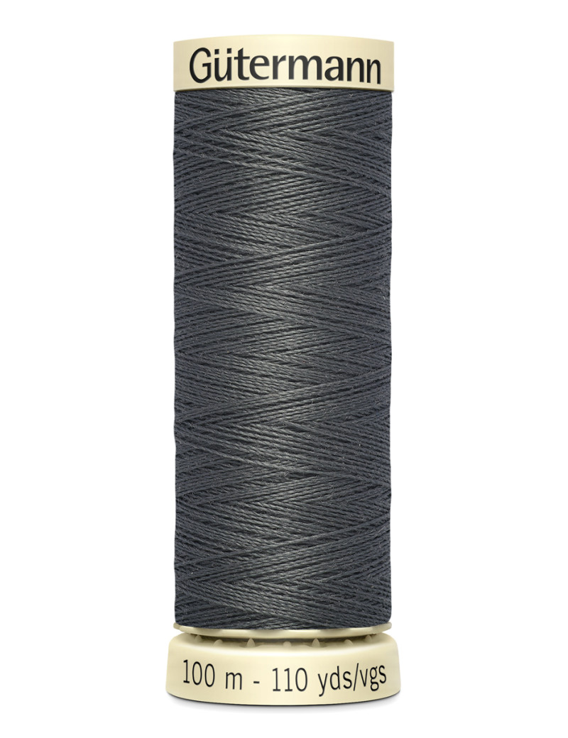 FIL GUTERMANN 100 % POLYESTER 100 M GRIS MACADAM