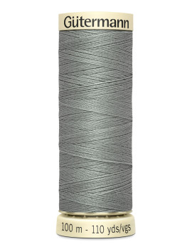 FIL GUTERMANN 100 % POLYESTER 100 M GRIS ETAIN