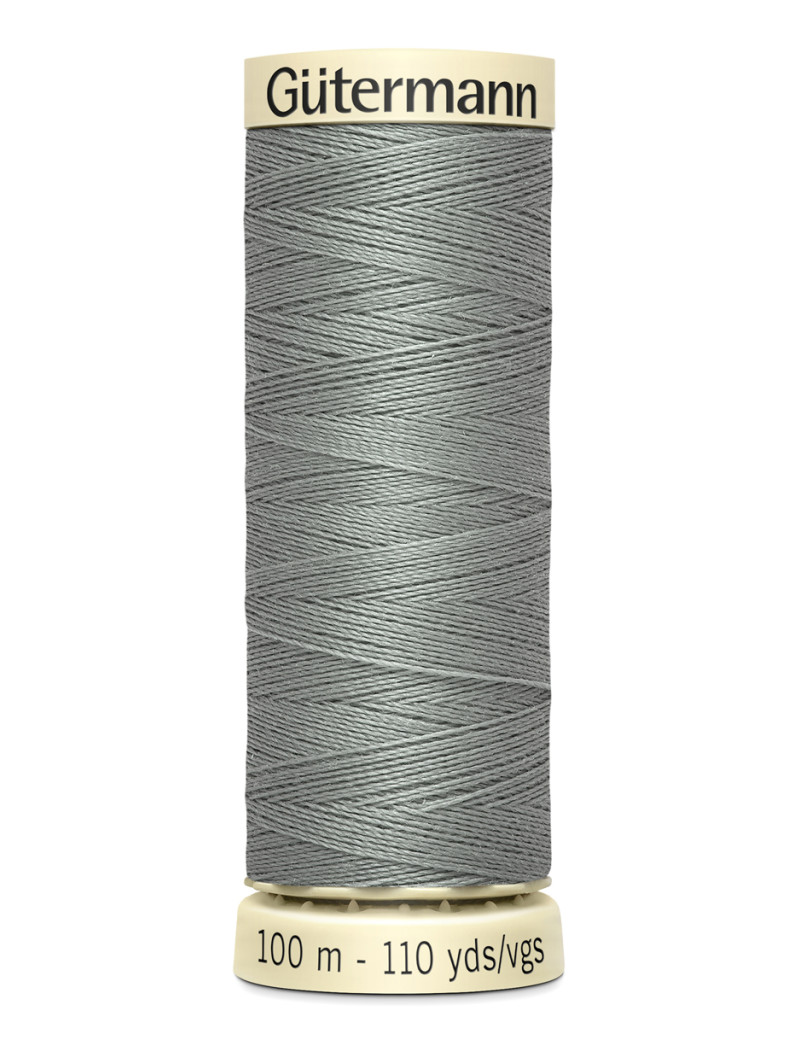 FIL GUTERMANN 100 % POLYESTER 100 M GRIS ETAIN