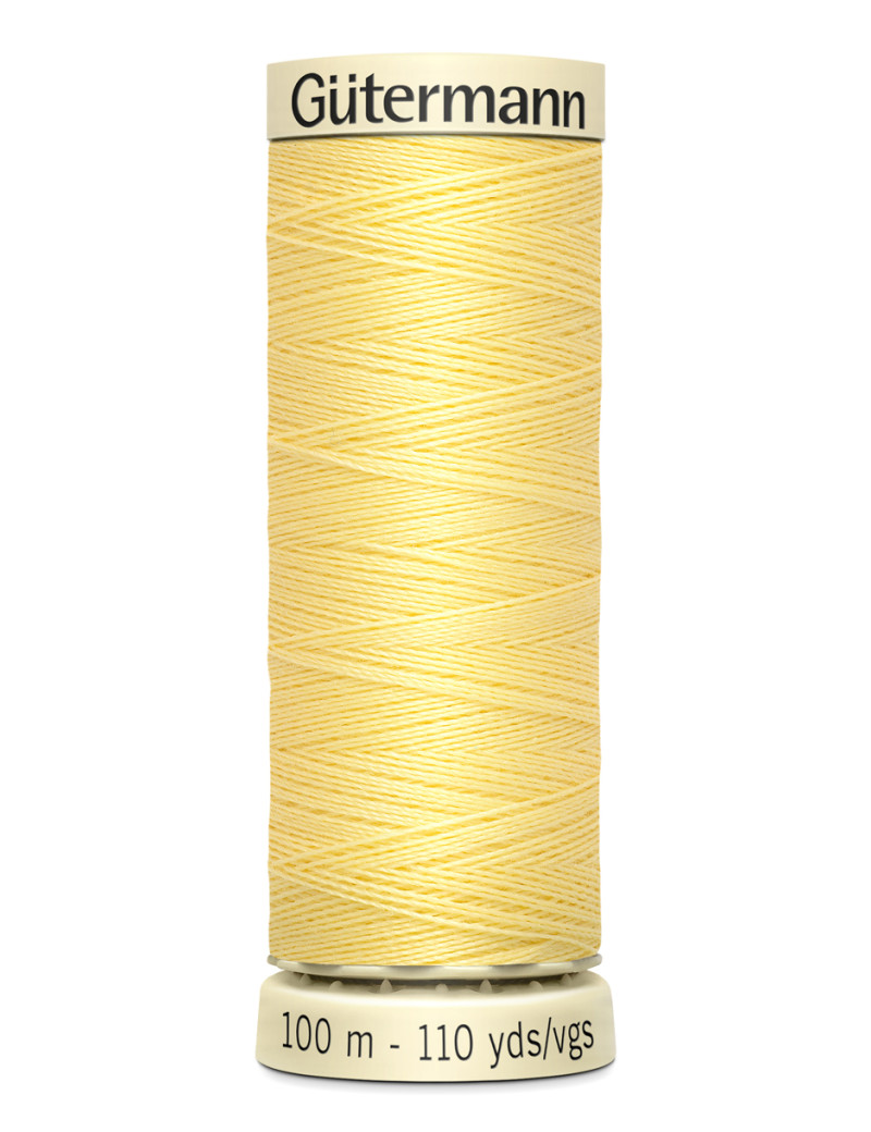 FIL GUTERMANN 100 % POLYESTER 100 M JAUNE MIMOSA