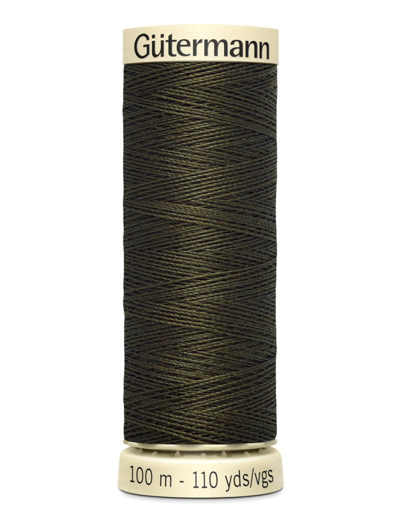 FIL GUTERMANN 100 % POLYESTER 100 M VERT MILITAIRE
