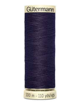 FIL GUTERMANN 100 % POLYESTER 100 M PRUNE FONCE