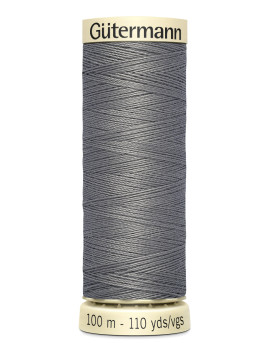 FIL GUTERMANN 100 % POLYESTER 100 M GRIS FER