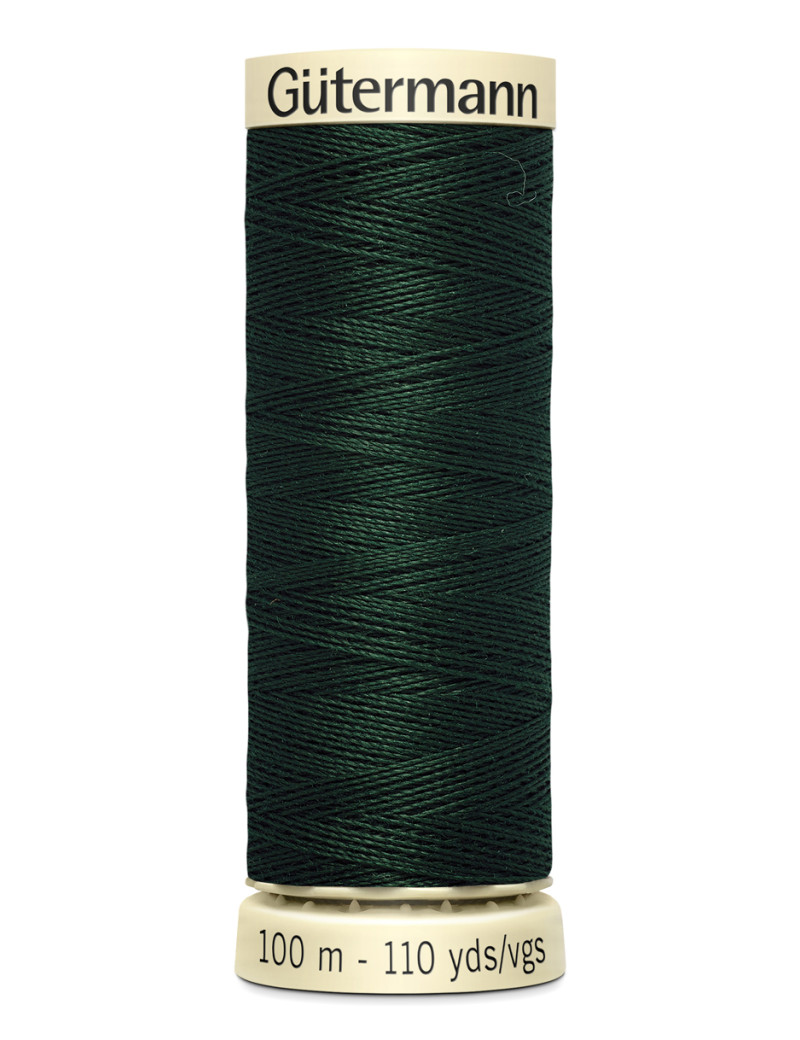 FIL GUTERMANN 100 % POLYESTER 100 M VERT HOOKER