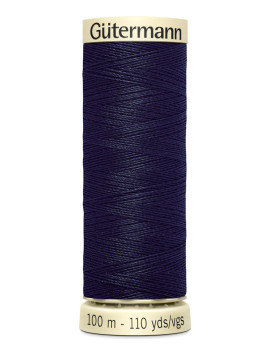 FIL GUTERMANN 100 % POLYESTER 100 M BLEU DE MINUIT