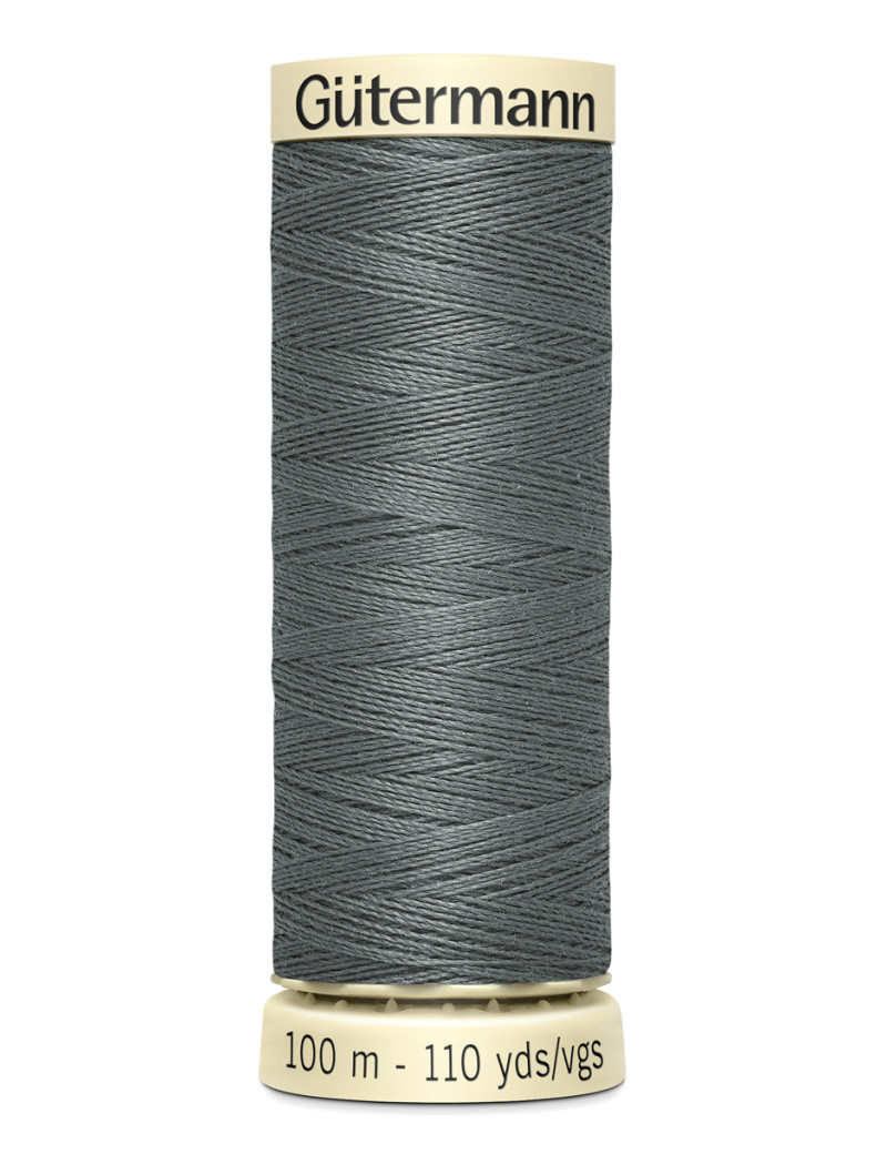 FIL GUTERMANN 100 % POLYESTER 100 M GRIS DE PAYNE