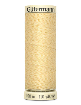 FIL GUTERMANN 100 % POLYESTER 100 M JAUNE DE NAPLES