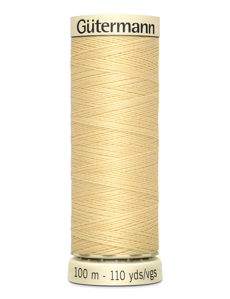 FIL GUTERMANN 100 % POLYESTER 100 M JAUNE DE NAPLES