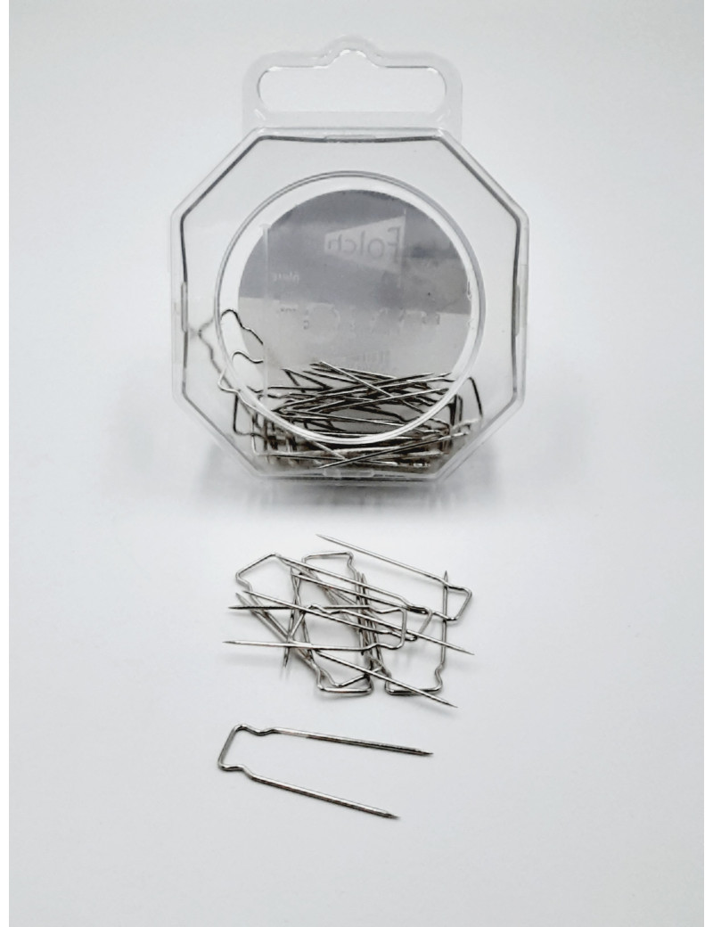 EPINGLES EN U 33 MM POUR TENDRE OU RECOUVRIR - BOITE DE 36 MM