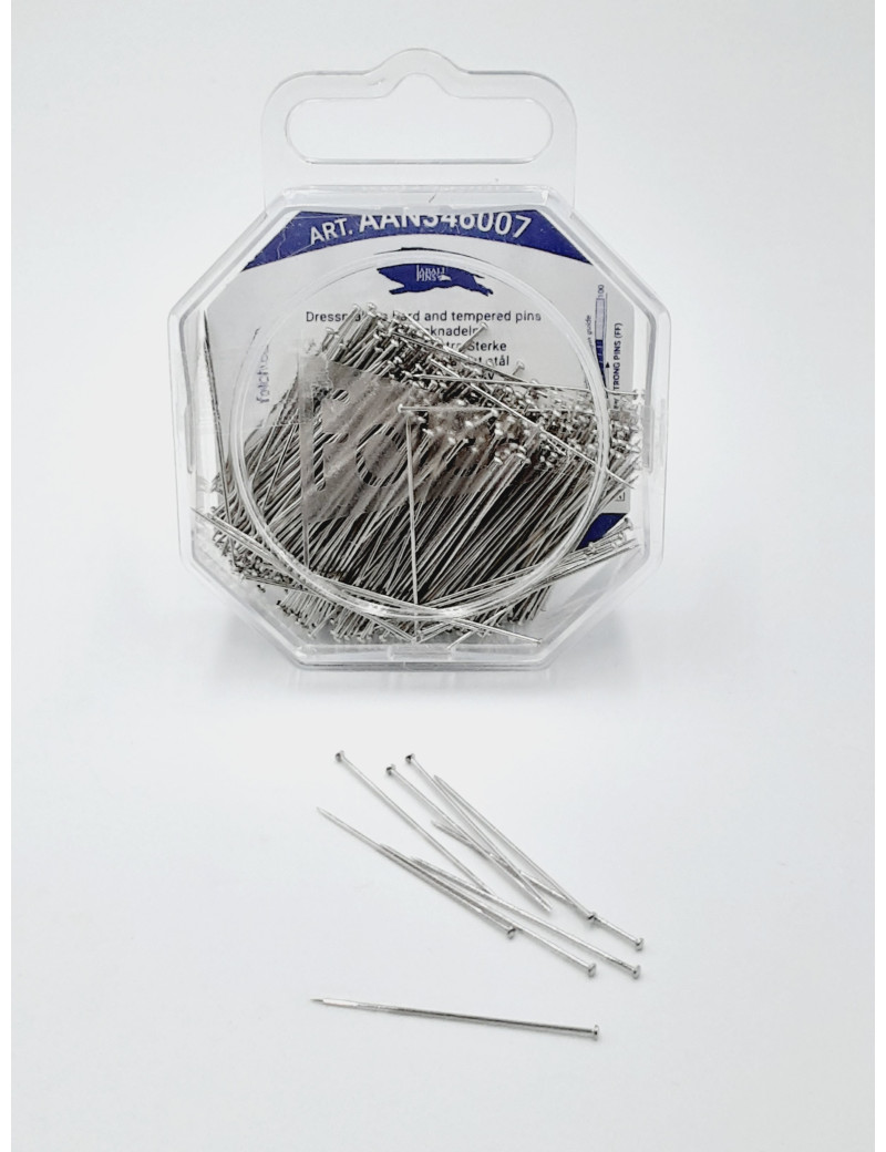 EPINGLES LONGUES EXTRA FINES 34 X 0.60 MM - BOITE DE 50 GR