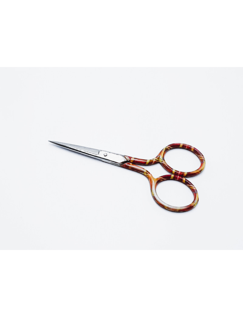 CISEAUX BRODERIE 9 CM MANCHES A MOTIFS