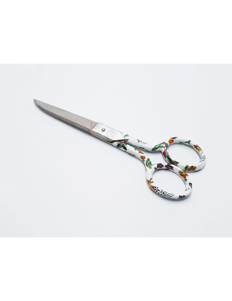 CISEAUX LINGERE 12.5 CM - MANCHES FLEURS