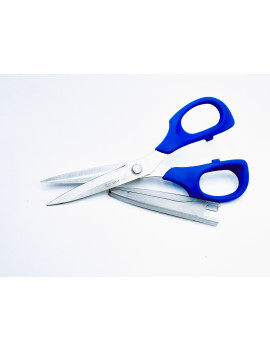 CISEAUX DE COUTURE AVEC PROTECTEUR 165 MM BLEU