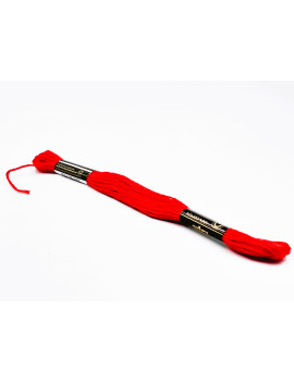 FIL A BRODER COTON 8 M - COULEUR ROUGE 384
