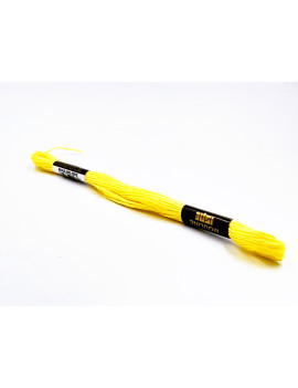 FIL A BRODER COTON 8 M - COULEUR JAUNE 360