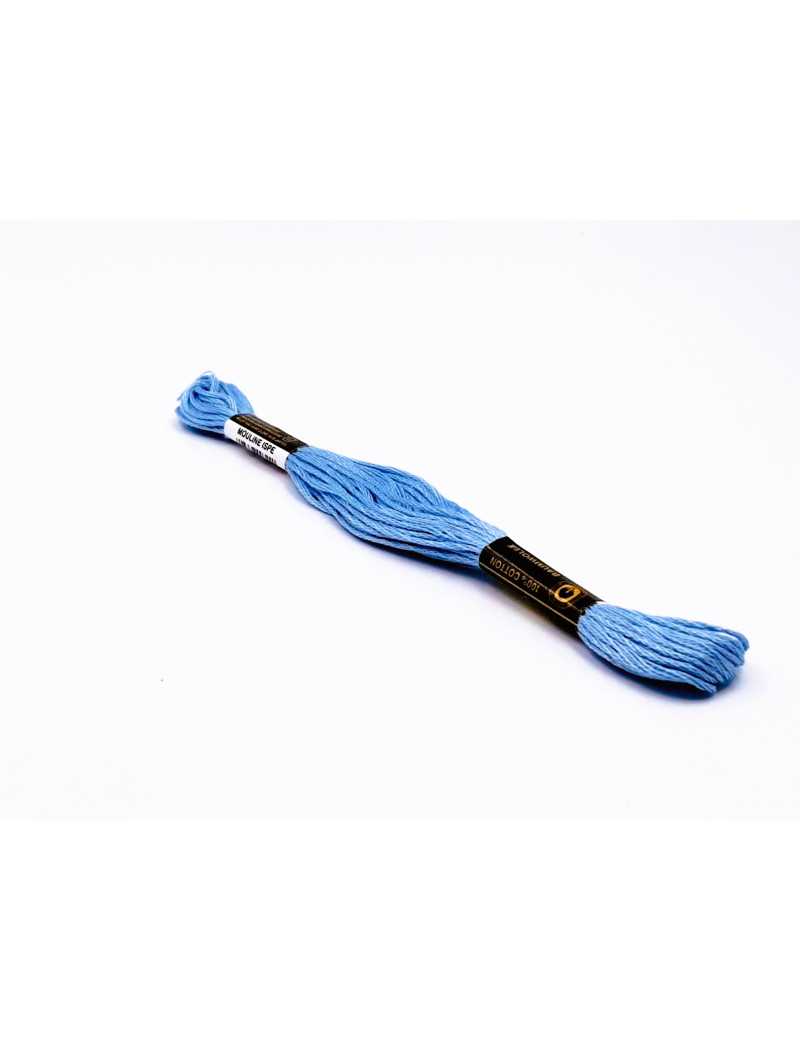 FIL A BRODER COTON 8 M - COULEUR BLEU CLAIR 359