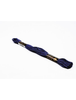 FIL A BRODER COTON 8 M - COULEUR BLEU FONCE 367