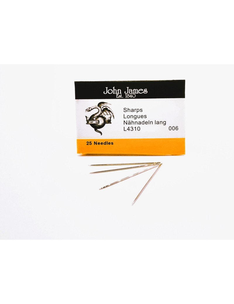AIGUILLES JOHN JAMES LONGUES N°6 PAR 25