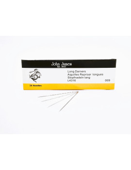 AIGUILLES A REPRISER LONGUES - ETUI DE 25 UNITES - JOHN JAMES