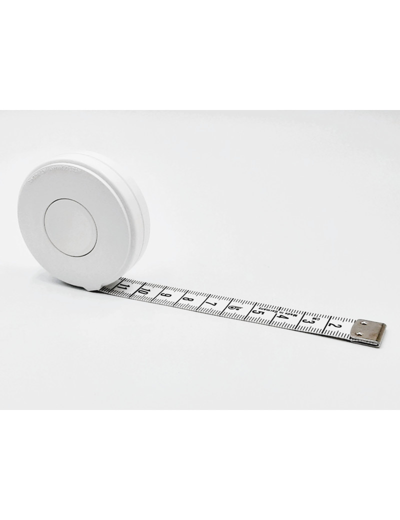 CENTIMETRE A RESSORT BLANC
