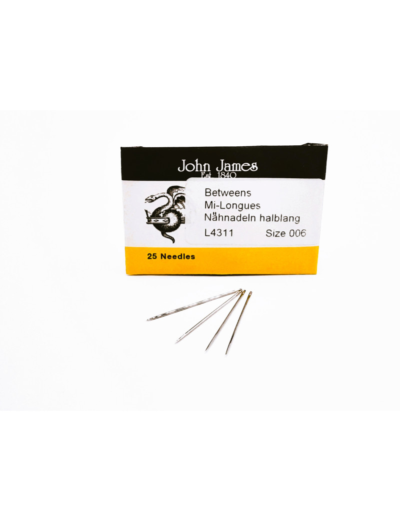 AIGUILLES JOHN JAMES MI-LONGUES N°6 PAR 25