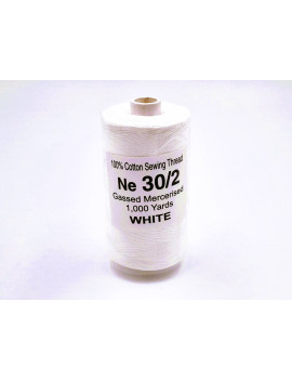 FIL COTON 1000 YARDS BLANC